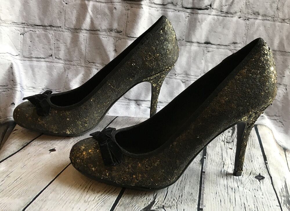 Chinese Laundry Fall for Glitter Women’s Heels Gold Size 8 M New in Box
